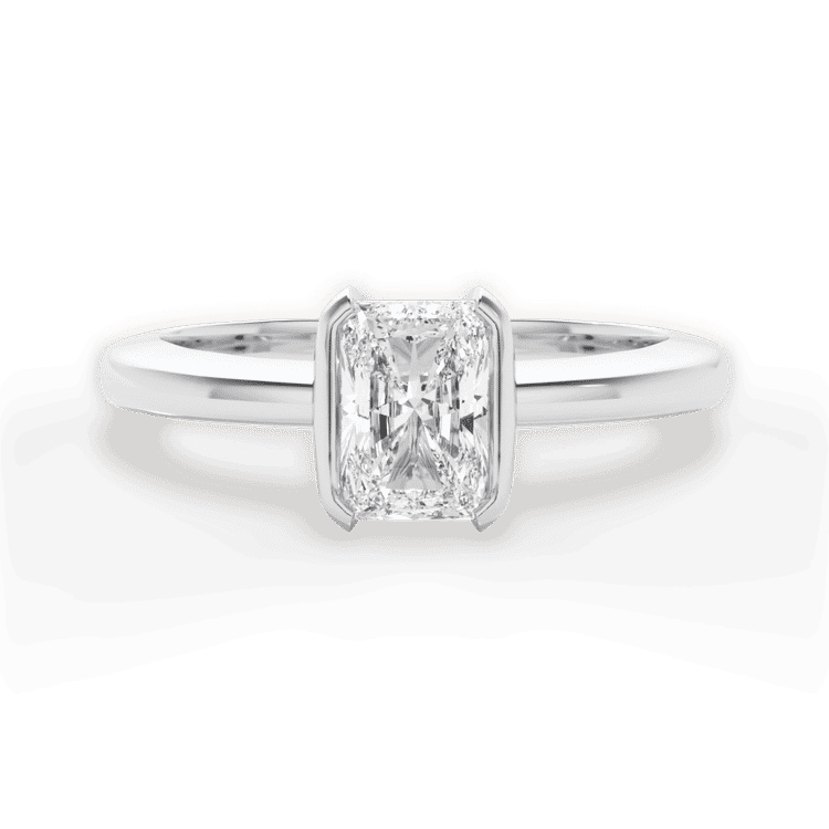 14kt White Gold/18kt White Gold/Platinum/radiant/top sku 1RAZ1065