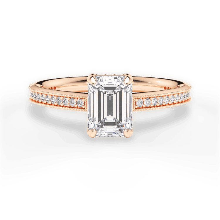 14kt Rose Gold/18kt Rose Gold/emerald/top sku 1ECZ1963