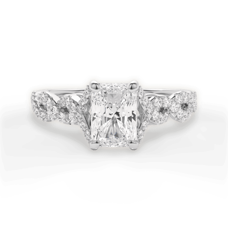 14kt White Gold/18kt White Gold/Platinum/radiant/top sku 1RAZ1317