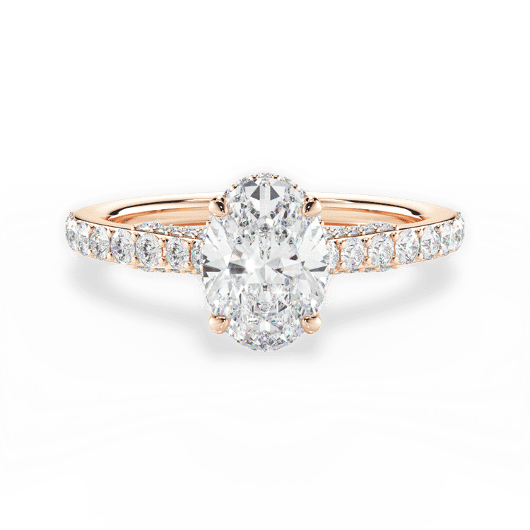 14kt Rose Gold/18kt Rose Gold/oval/top sku 1OZ1320