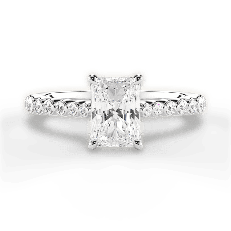 14kt White Gold/18kt White Gold/Platinum/radiant/top sku 1RAZ1511