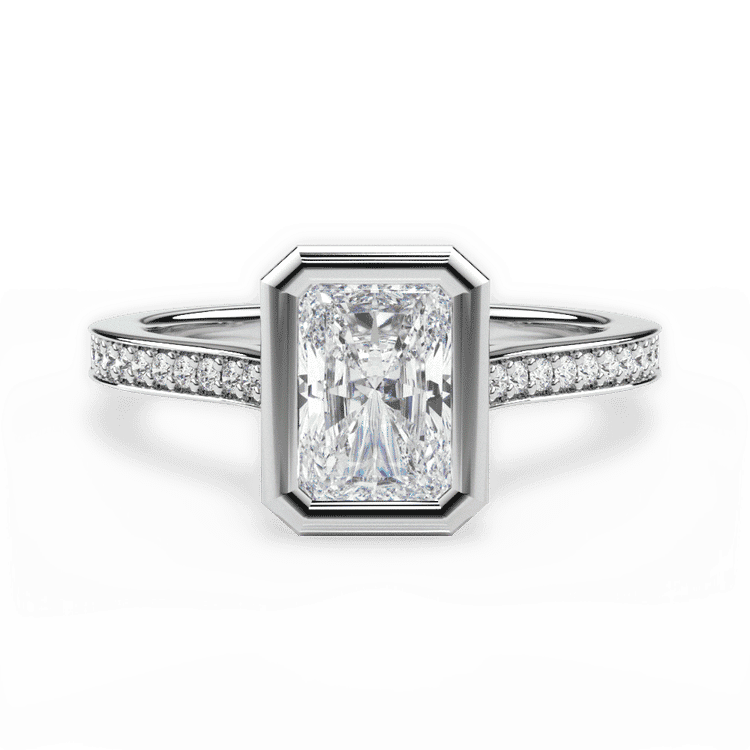 14kt White Gold/18kt White Gold/Platinum/radiant/top sku 1RAZ4725