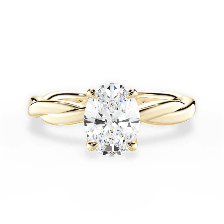 14kt Yellow Gold/18kt Yellow Gold/oval/top sku 1OZ4702