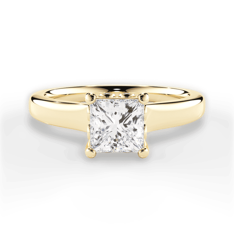 14kt Yellow Gold/18kt Yellow Gold/princess/top sku 1PCZ2465