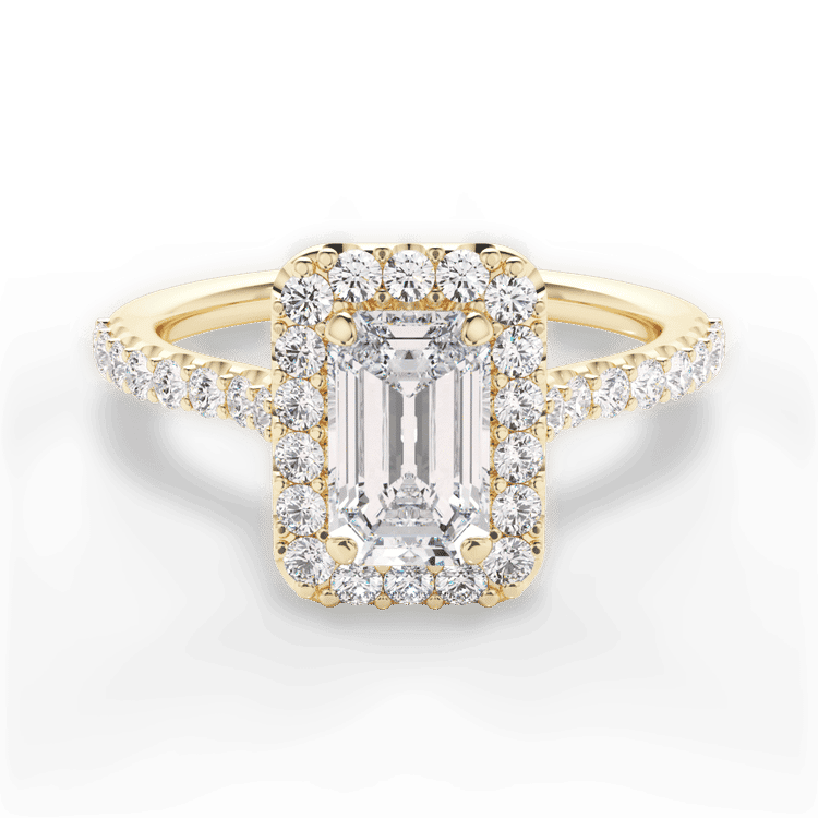 14kt Yellow Gold/18kt Yellow Gold/emerald/top sku 1ECZ1321