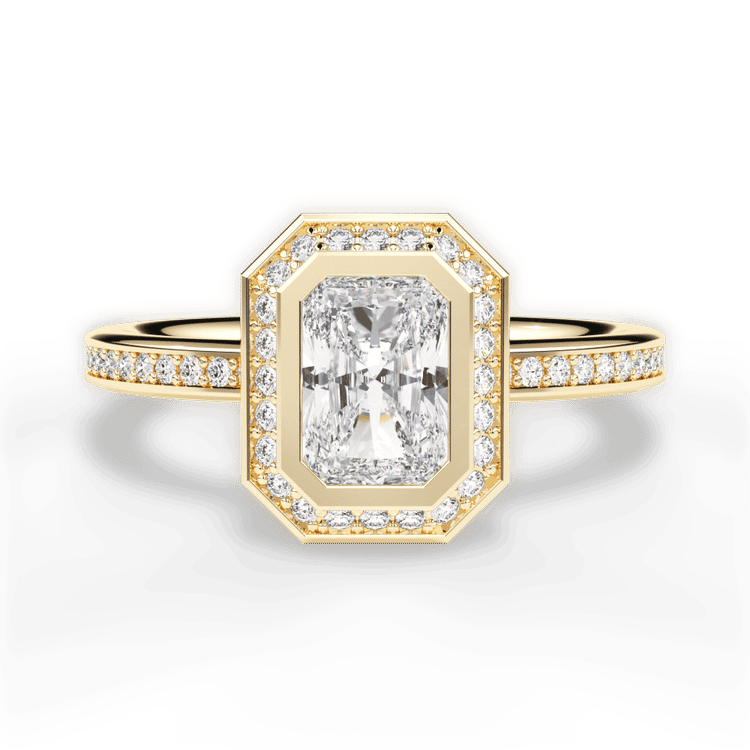 14kt Yellow Gold/18kt Yellow Gold/radiant/top sku 1RAZ1694