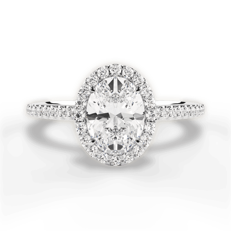 14kt White Gold/18kt White Gold/Platinum/oval/top sku 1OZ1396