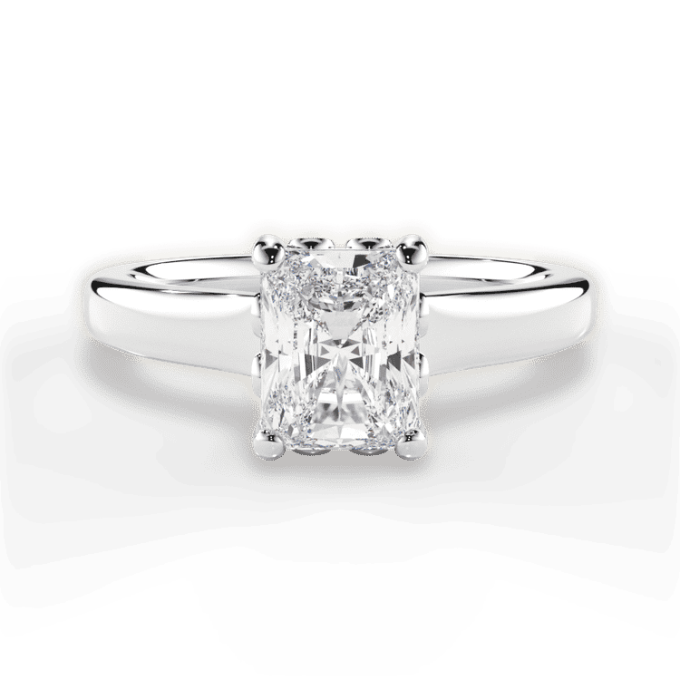 14kt White Gold/18kt White Gold/Platinum/radiant/top sku 1RAZ2465