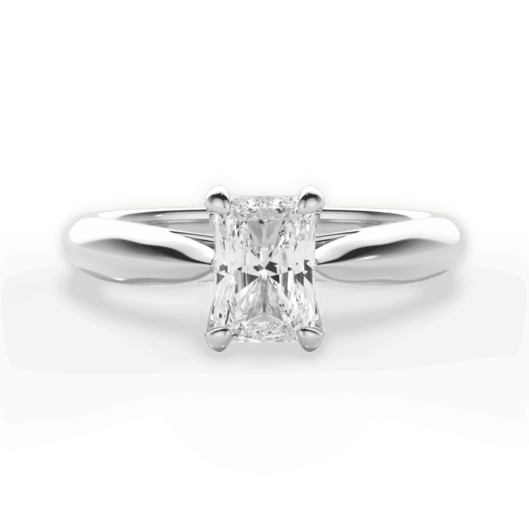 14kt White Gold/18kt White Gold/Platinum/radiant/top sku 1RAZ7244