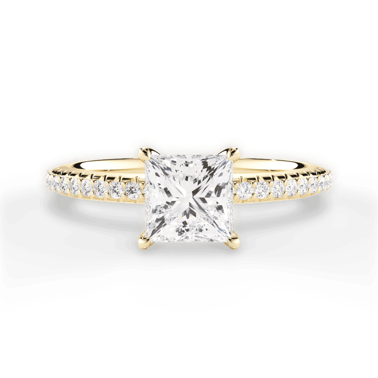 14kt Yellow Gold/18kt Yellow Gold/princess/top sku 1PCZ4777