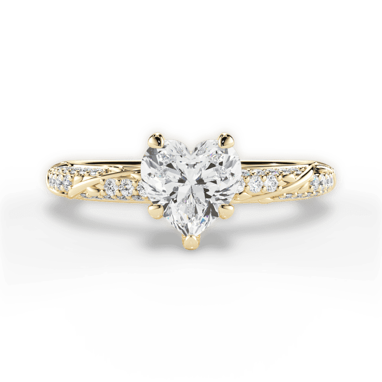 14kt Yellow Gold/18kt Yellow Gold/heart/top sku 1HZ4739