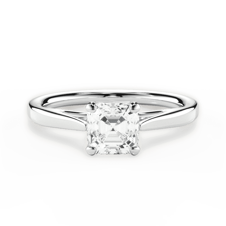 14kt White Gold/18kt White Gold/Platinum/asscher/top sku 1ASZ1407