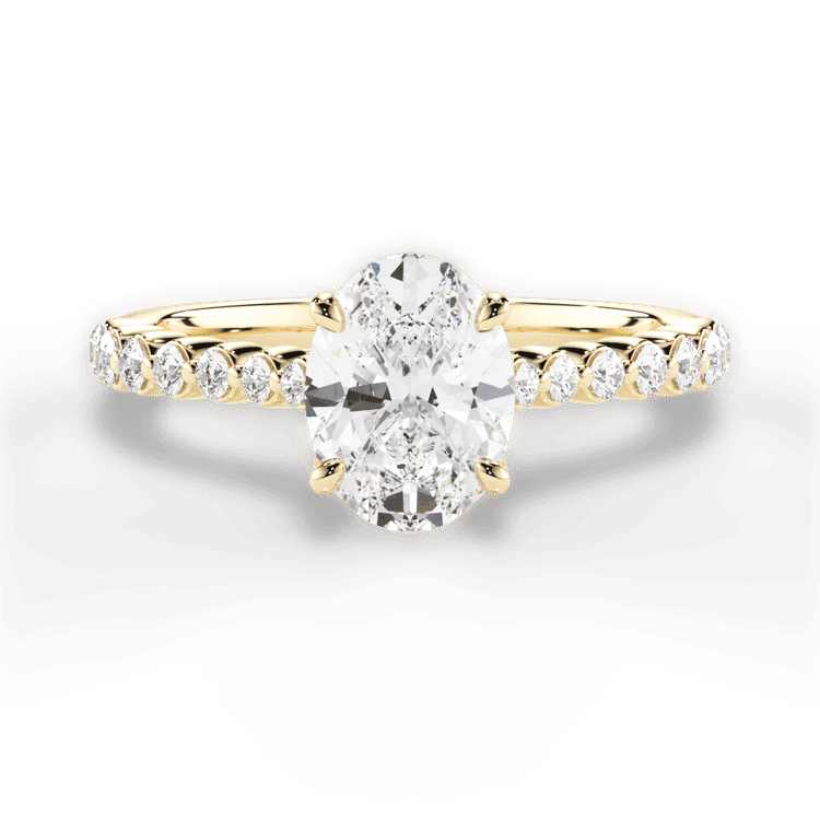 14kt Yellow Gold/18kt Yellow Gold/oval/top sku 1OZ1511