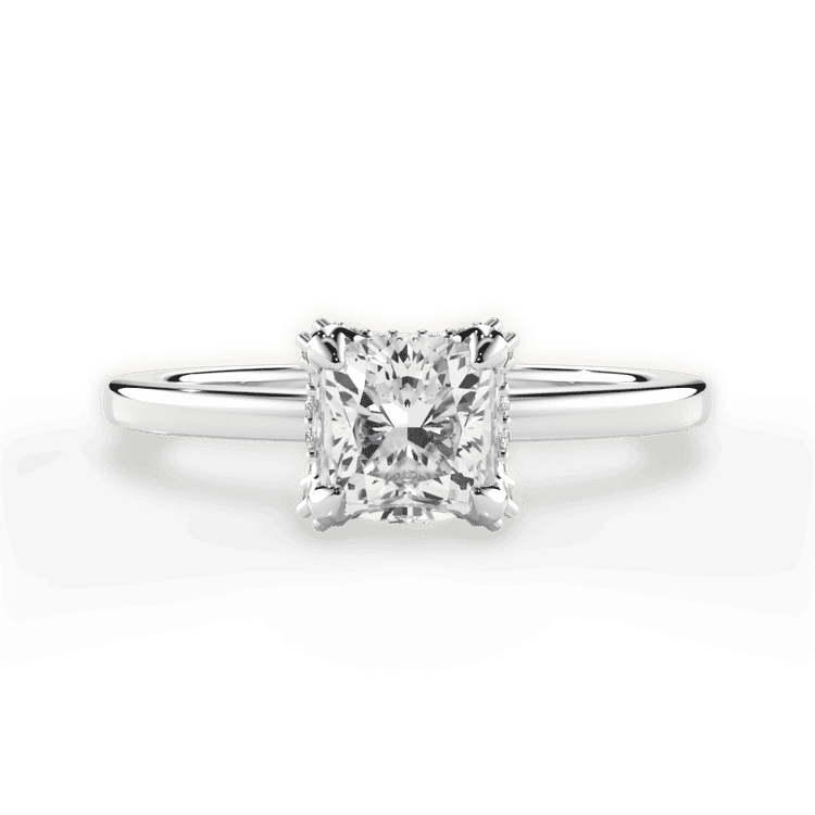 14kt White Gold/18kt White Gold/Platinum/cushion/top sku 1CUZ4715