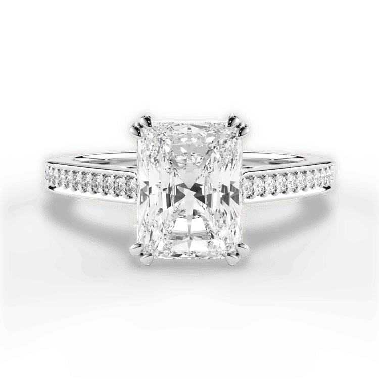 14kt White Gold/18kt White Gold/Platinum/radiant/top sku 1RAZ4752