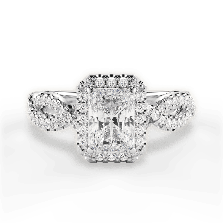 14kt White Gold/18kt White Gold/Platinum/radiant/top sku 1RAZ1318