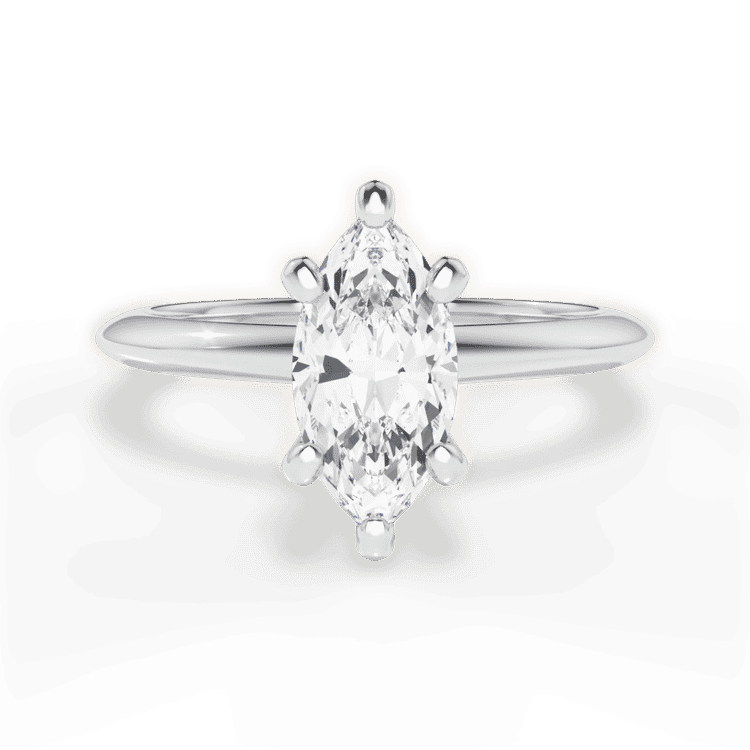 14kt White Gold/18kt White Gold/Platinum/marquise/top sku 1MZ7286