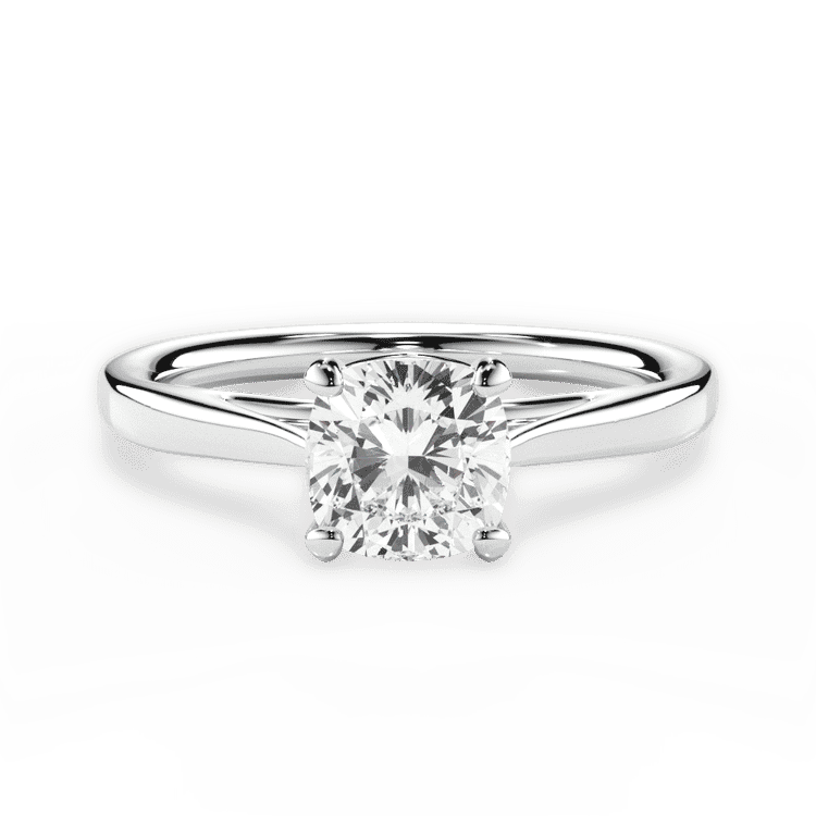 14kt White Gold/18kt White Gold/Platinum/cushion/top sku 1CUZ1407