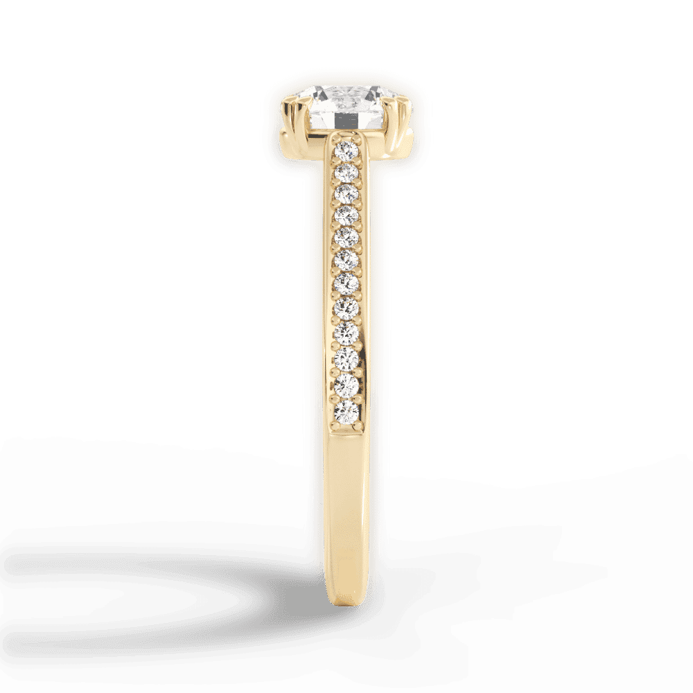 14kt Yellow Gold/18kt Yellow Gold/round/perspective