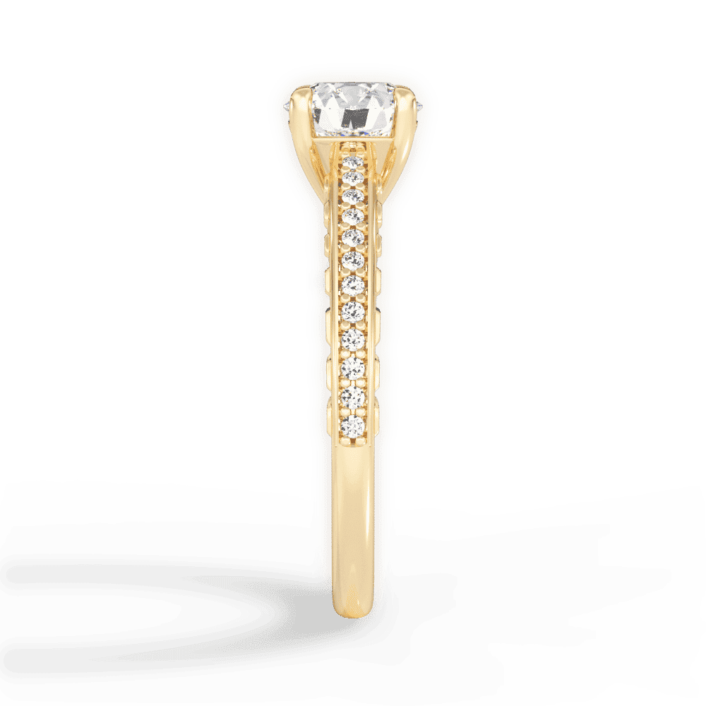 14kt Yellow Gold/18kt Yellow Gold/round/perspective