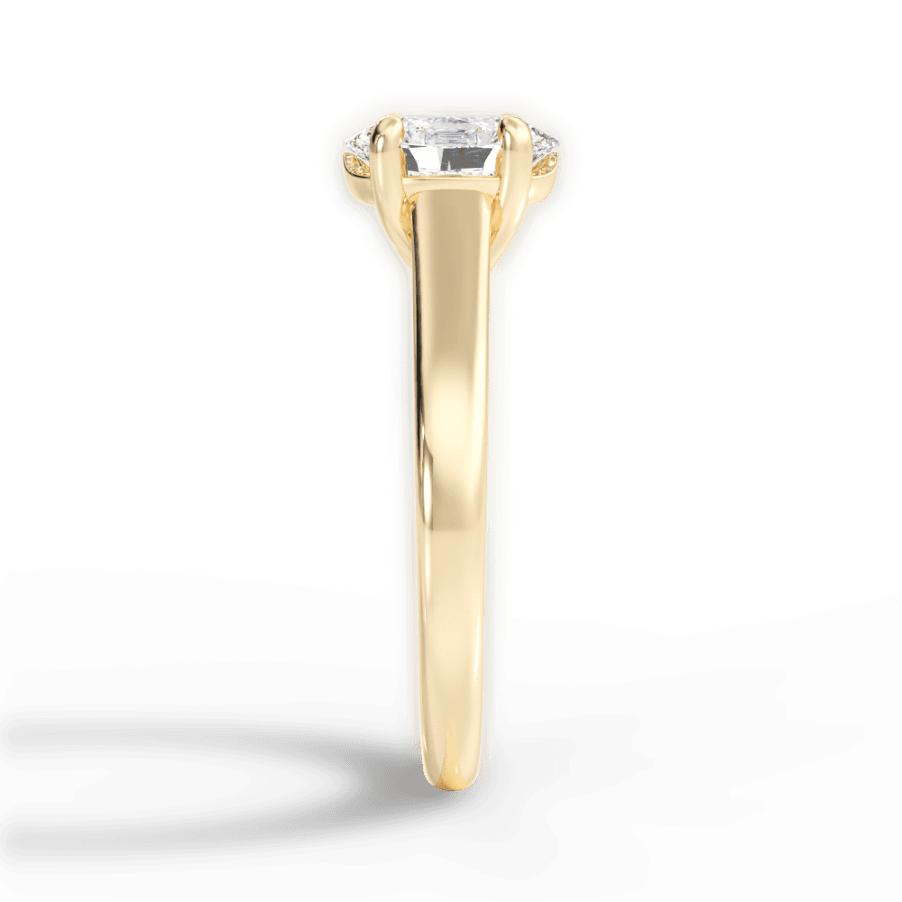 14kt Yellow Gold/18kt Yellow Gold/oval/perspective