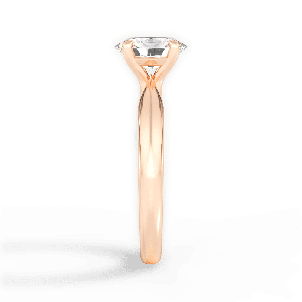 14kt Rose Gold/18kt Rose Gold/oval/perspective