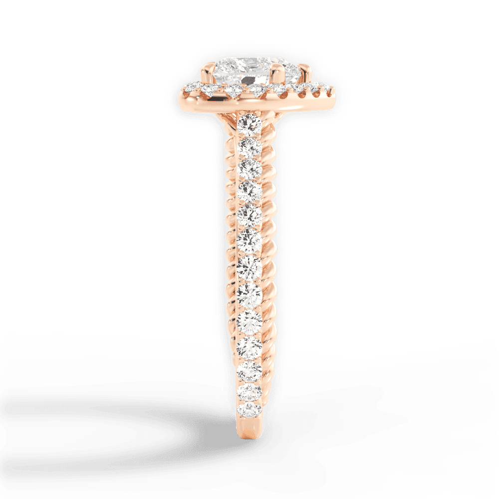 14kt Rose Gold/18kt Rose Gold/heart/perspective