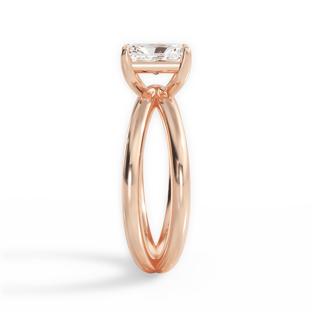 14kt Rose Gold/18kt Rose Gold/radiant/perspective