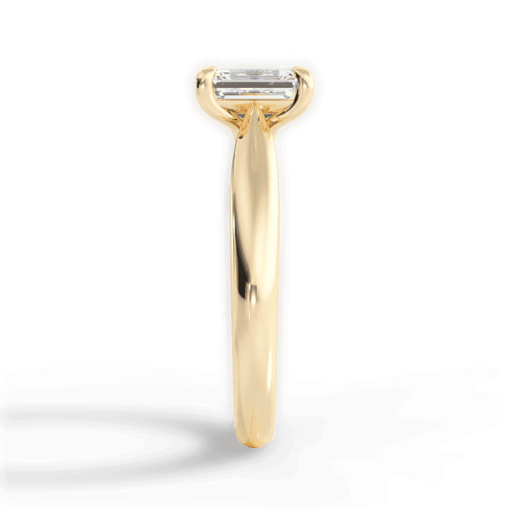 14kt Yellow Gold/18kt Yellow Gold/emerald/perspective