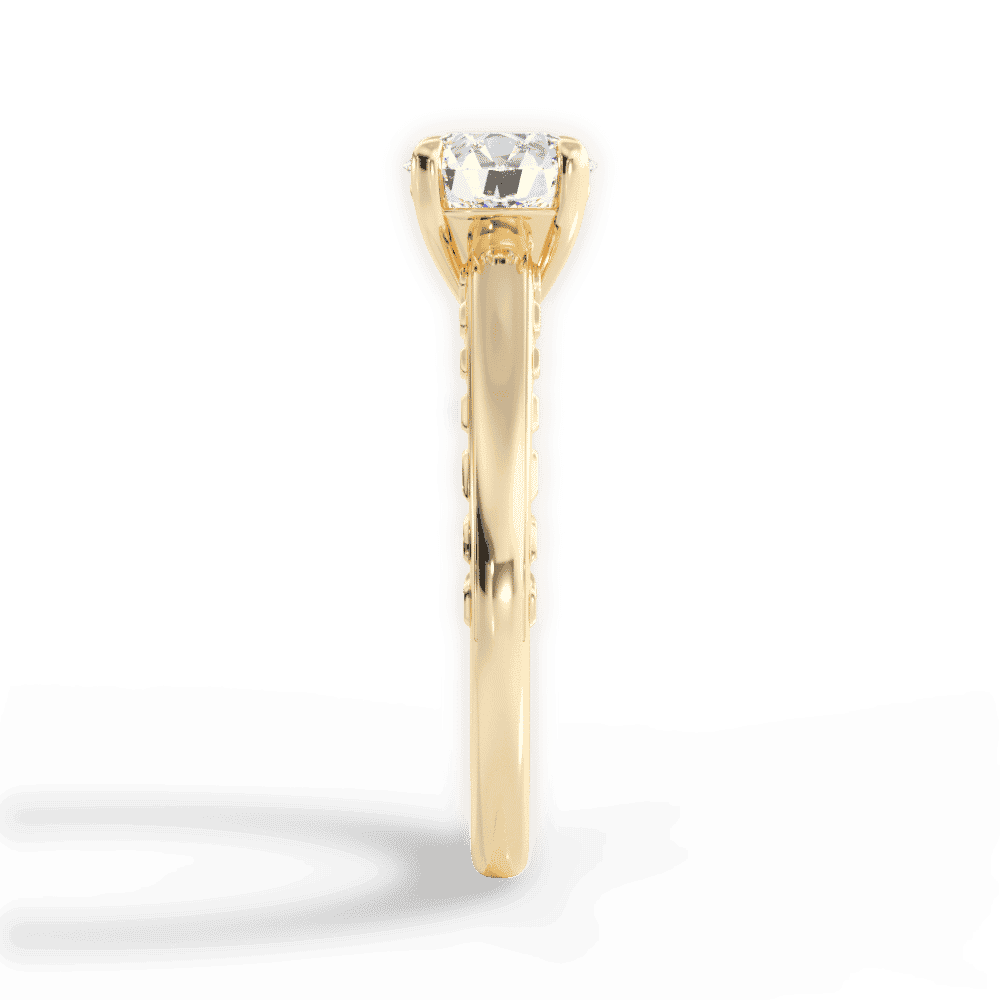 14kt Yellow Gold/18kt Yellow Gold/round/perspective