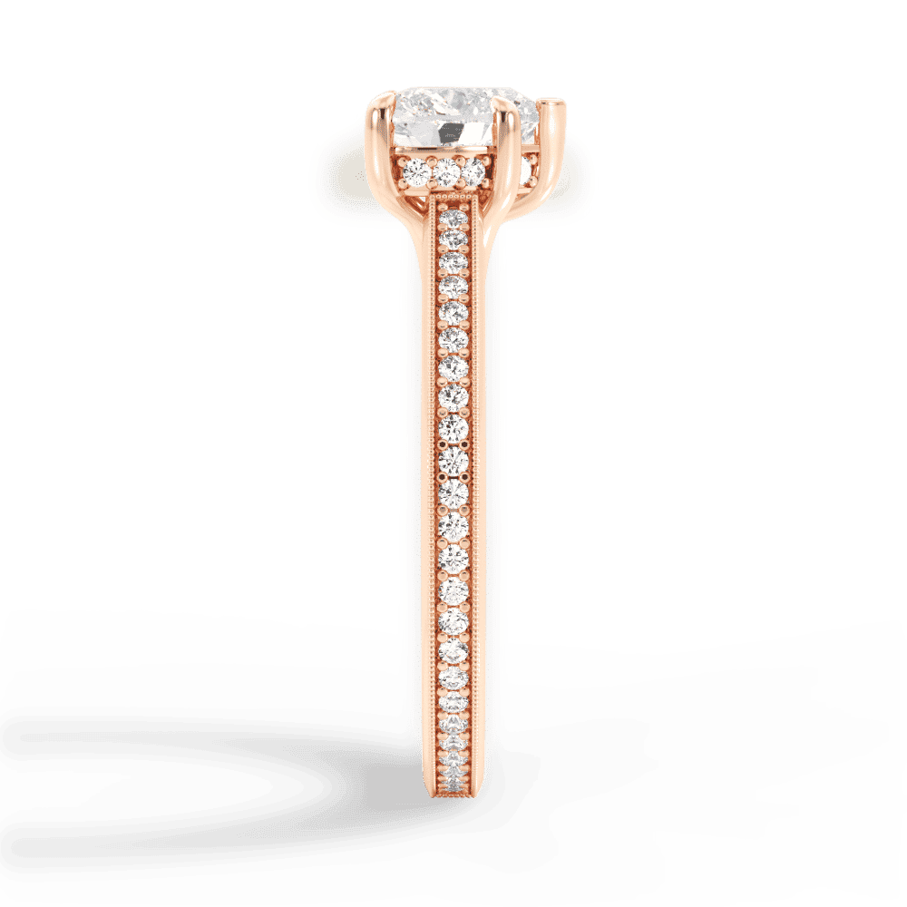 14kt Rose Gold/18kt Rose Gold/heart/perspective