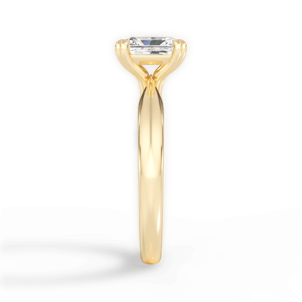 14kt Yellow Gold/18kt Yellow Gold/radiant/perspective