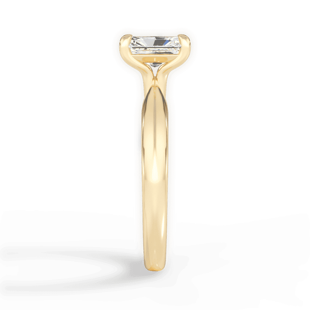 14kt Yellow Gold/18kt Yellow Gold/radiant/perspective