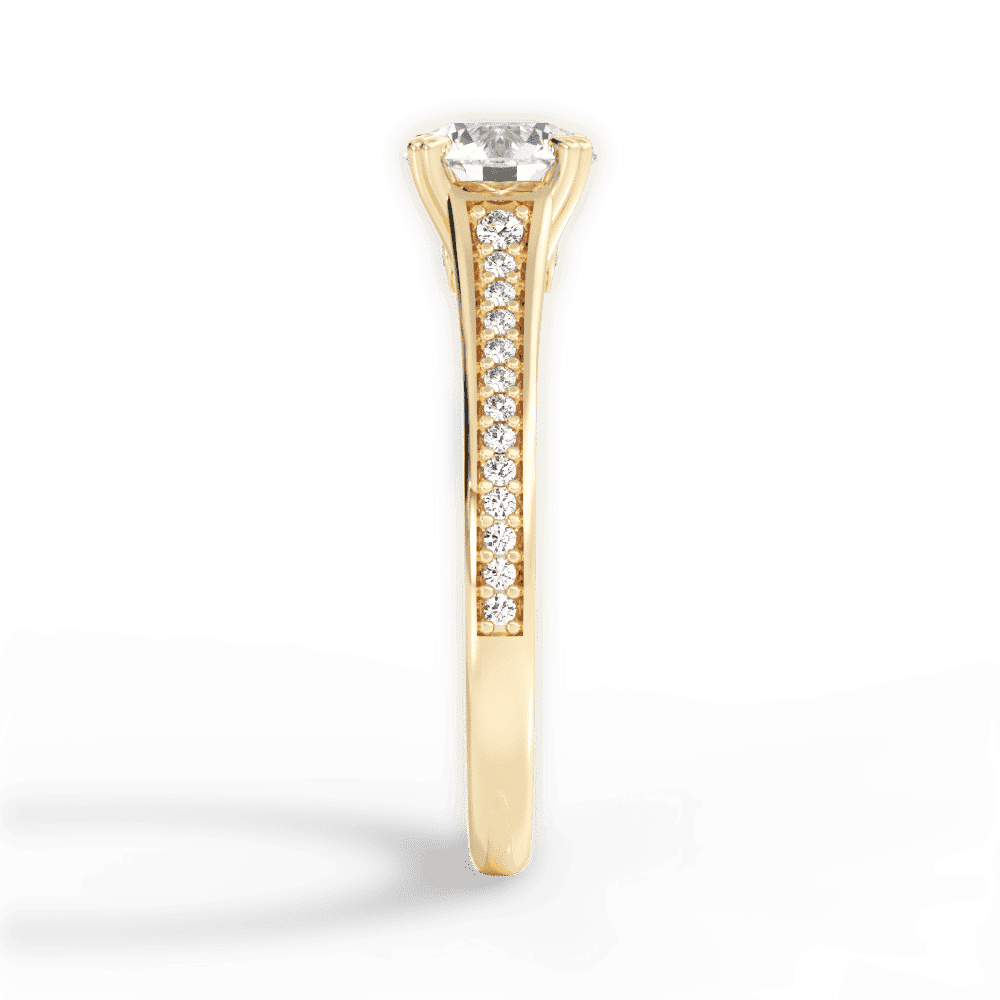 14kt Yellow Gold/18kt Yellow Gold/round/perspective