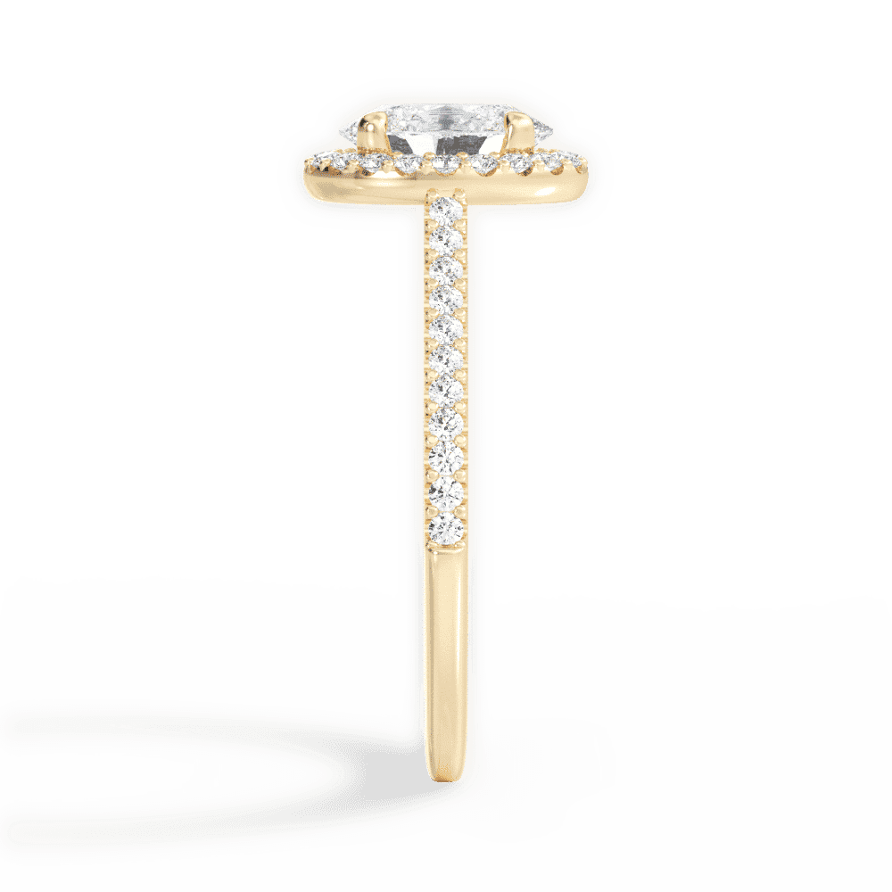 14kt Yellow Gold/18kt Yellow Gold/oval/perspective