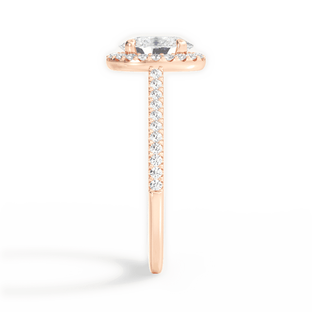 14kt Rose Gold/18kt Rose Gold/oval/perspective