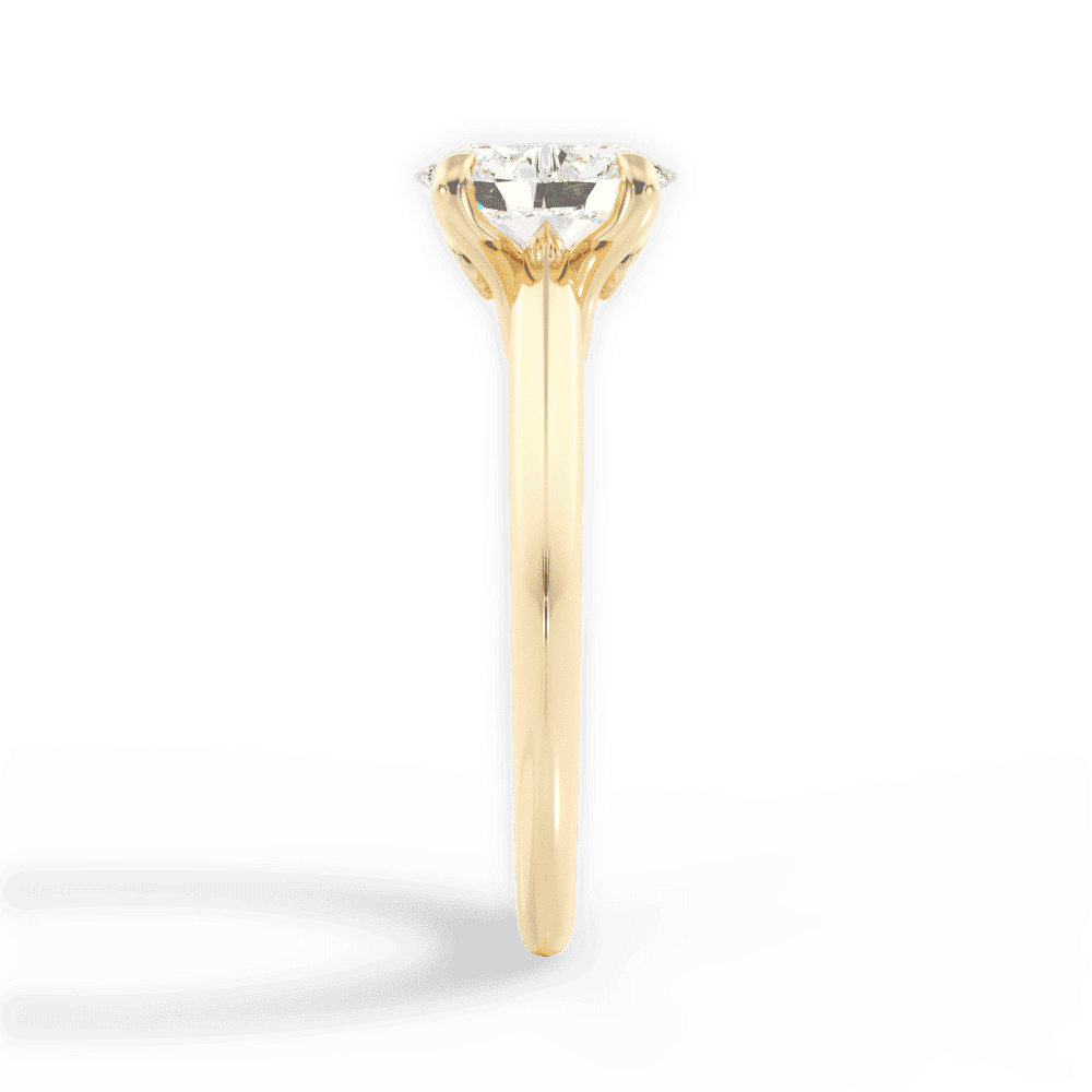 14kt Yellow Gold/18kt Yellow Gold/oval/perspective