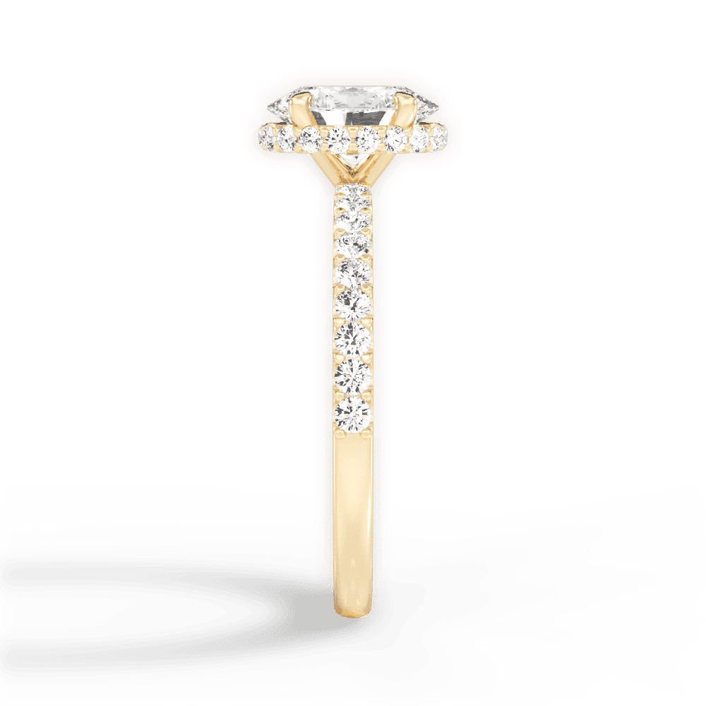 14kt Yellow Gold/18kt Yellow Gold/oval/perspective