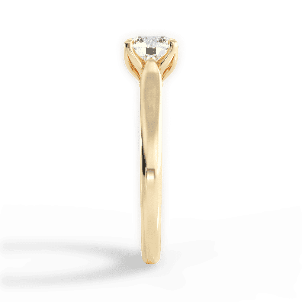 14kt Yellow Gold/18kt Yellow Gold/round/perspective