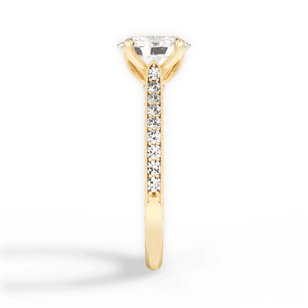 14kt Yellow Gold/18kt Yellow Gold/oval/perspective