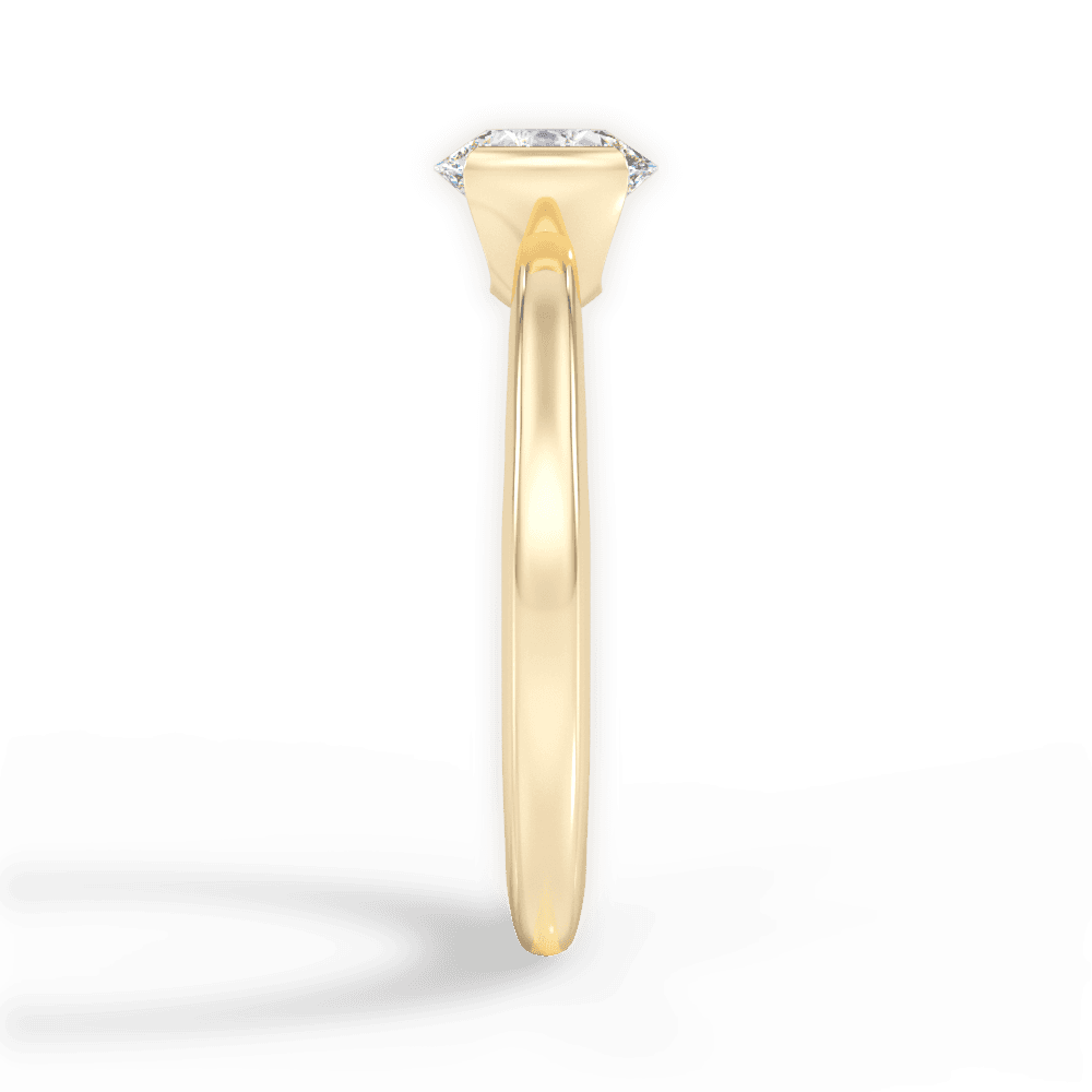 14kt Yellow Gold/18kt Yellow Gold/round/perspective
