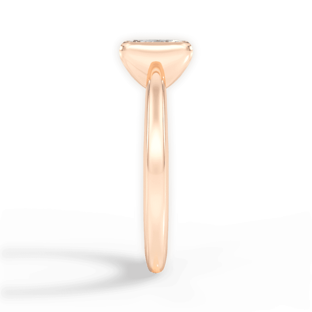 14kt Rose Gold/18kt Rose Gold/radiant/perspective