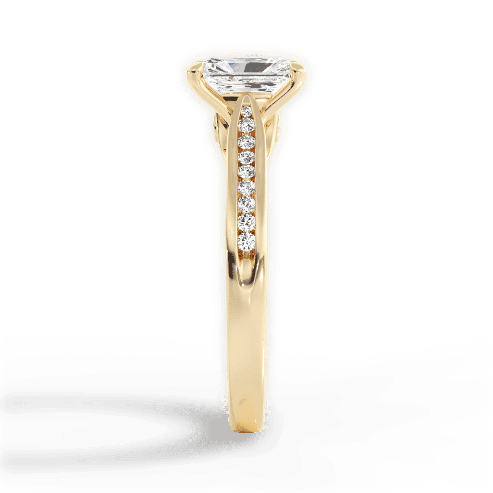 14kt Yellow Gold/18kt Yellow Gold/radiant/perspective