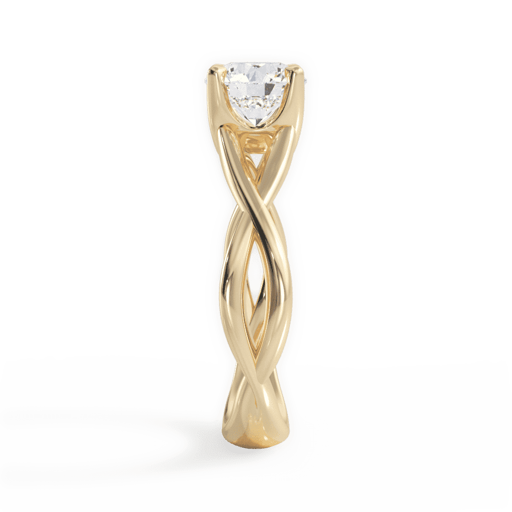 14kt Yellow Gold/18kt Yellow Gold/round/perspective