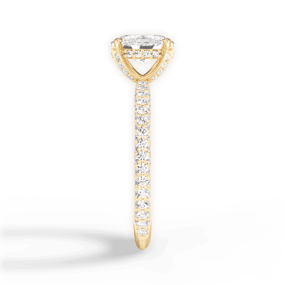 14kt Yellow Gold/18kt Yellow Gold/oval/perspective