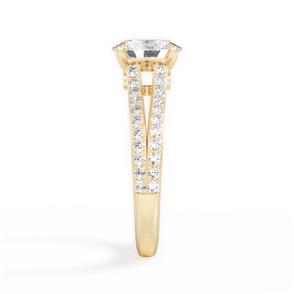 14kt Yellow Gold/18kt Yellow Gold/oval/perspective