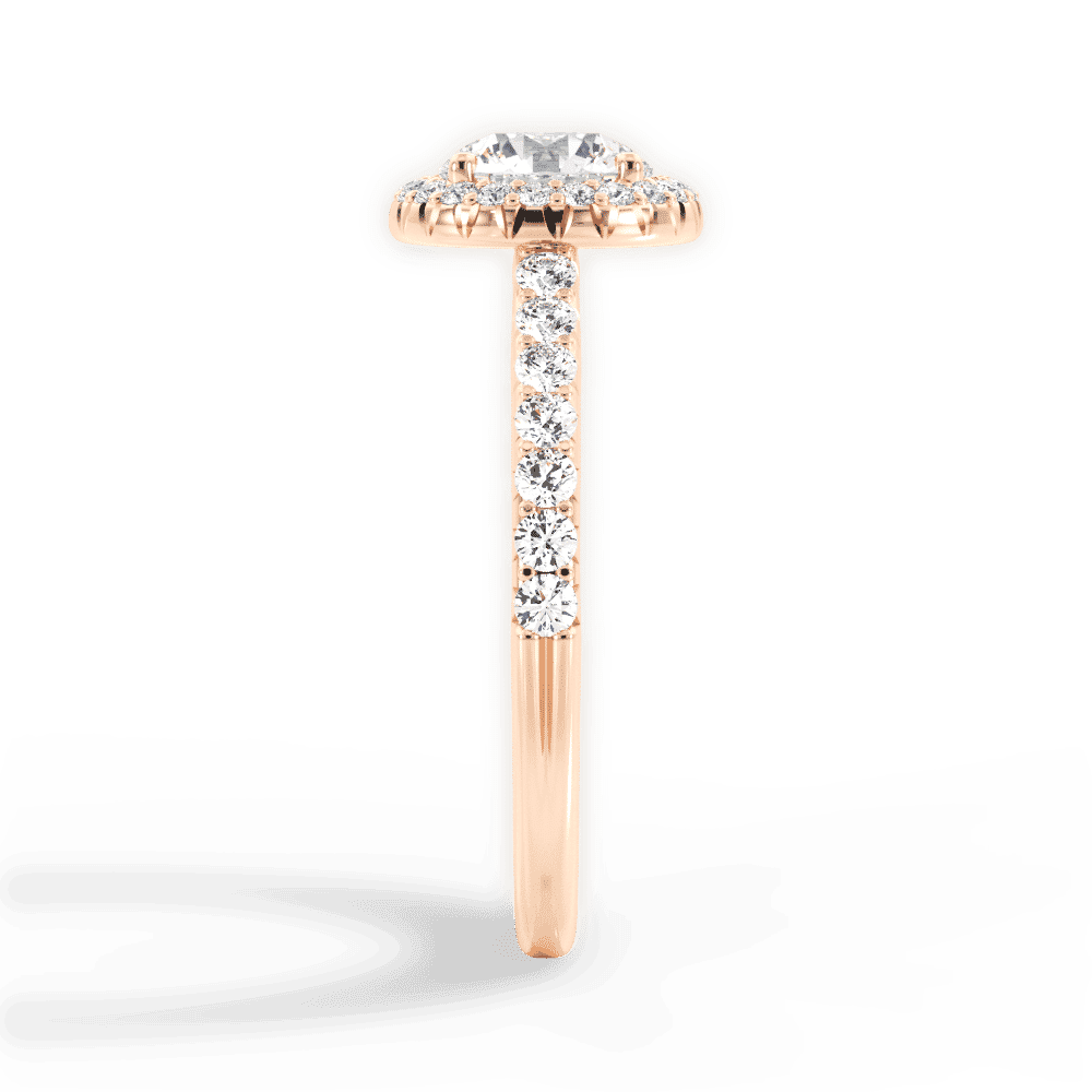 14kt Rose Gold/18kt Rose Gold/round/perspective