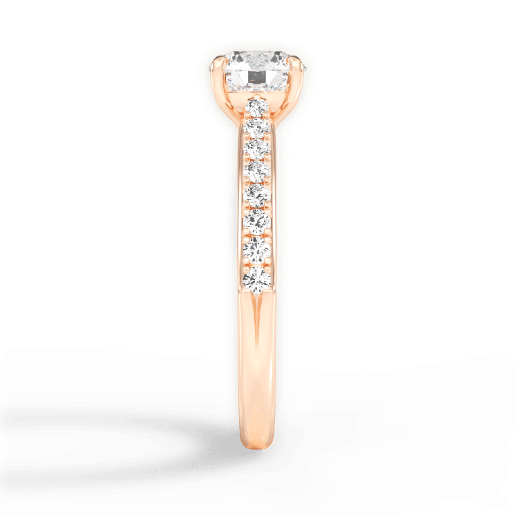 14kt Rose Gold/18kt Rose Gold/round/perspective