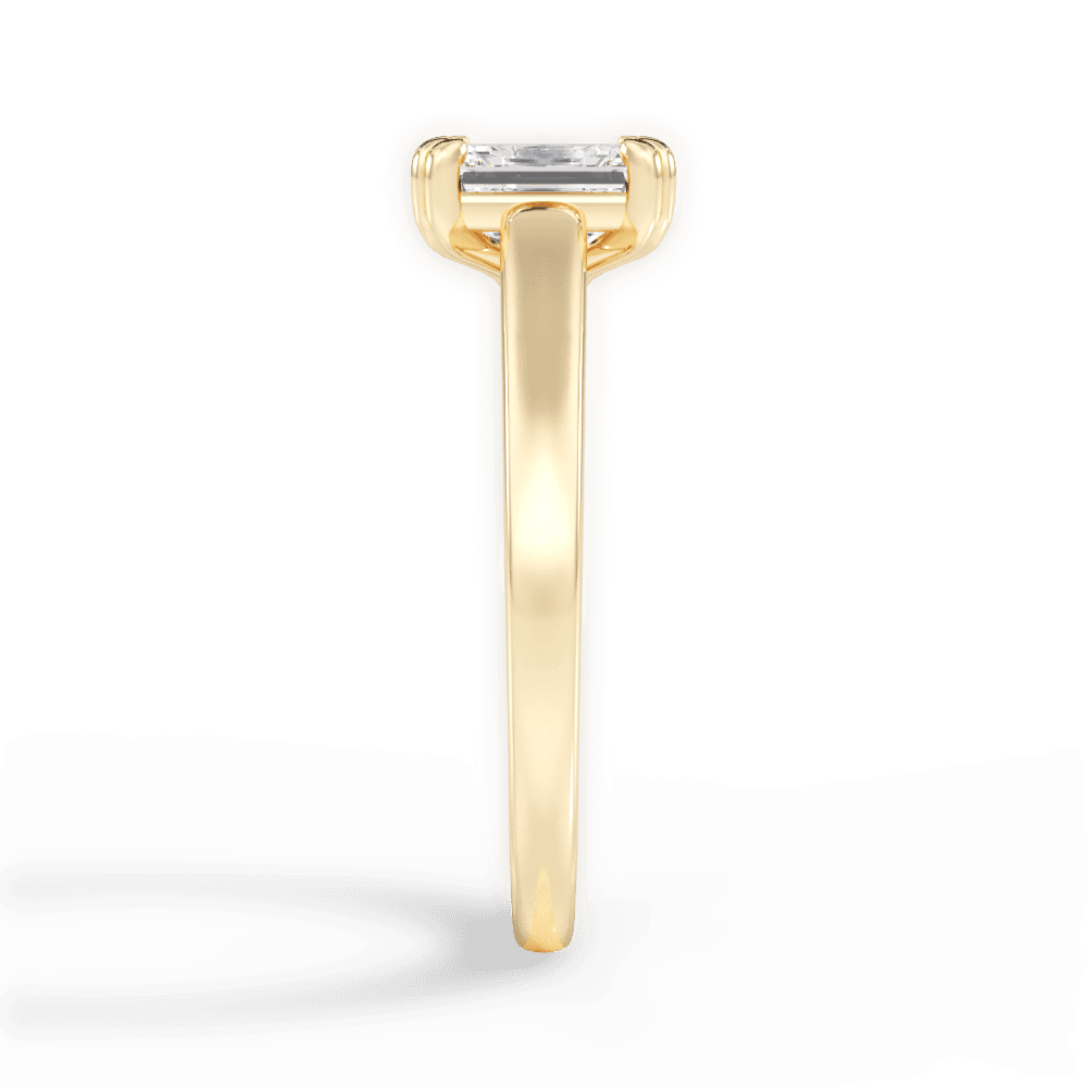 14kt Yellow Gold/18kt Yellow Gold/emerald/perspective