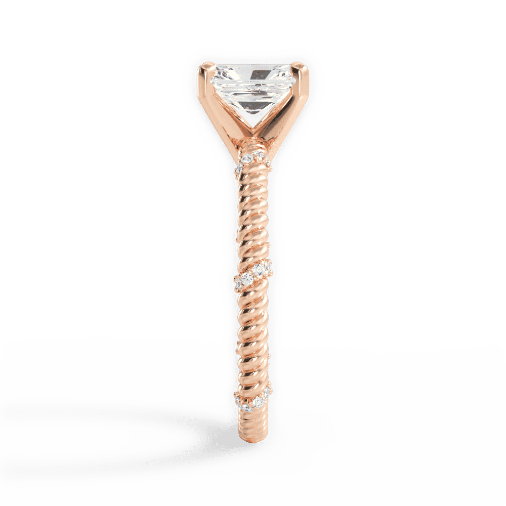 14kt Rose Gold/18kt Rose Gold/radiant/perspective